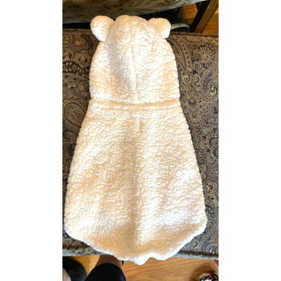 Lot of 3 Medium Dog coats excellent Pink, white, Fuzzy fits 15 to 25 pound - Picture 5 of 7